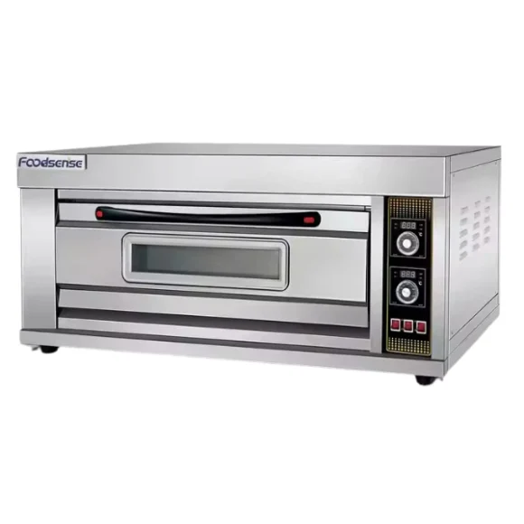 Commercial Deck Oven 1 layer 2 tray Electric baking bread pizza oven