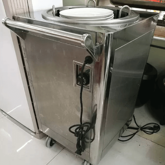 Commercial Plate Warmer Cart