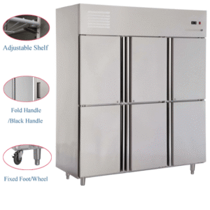 Solid door restaurant commercial kitchen refrigerator